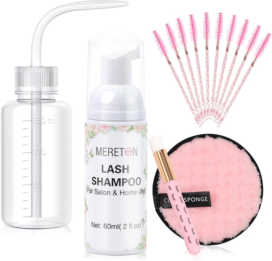 Lash Shampoo Kit - Eyelash Extension Cleaner